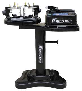 The Pros Pro P100 stringing machine is a sophisticated electronic 