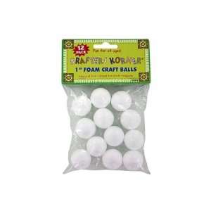  Foam Craft Balls (assorted Sizes) 