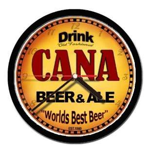  CANA beer and ale cerveza wall clock 