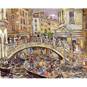   Maurice Brazil Prendergast   24 x 20 inches   Canal  Home