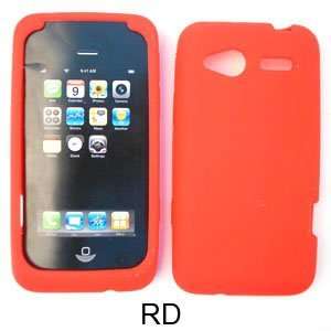  HTC Radar Deluxe Silicone Skin, Red Soft Case/Cover/Jelly 