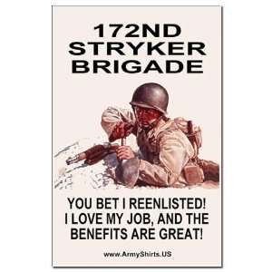  172nd Stryker Brigade You Bet I Reenlisted Military Mini 