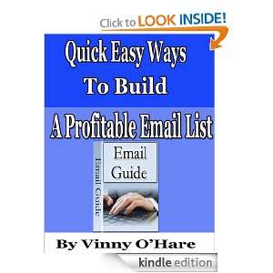   Profitable Opt In List Vincent OHare  Kindle Store