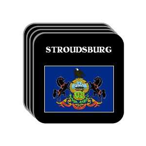 US State Flag   STROUDSBURG, Pennsylvania (PA) Set of 4 Mini Mousepad 