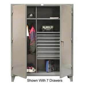  Stronghold Combination Cabinet With 4 Drawers 36 X 24 X 78 