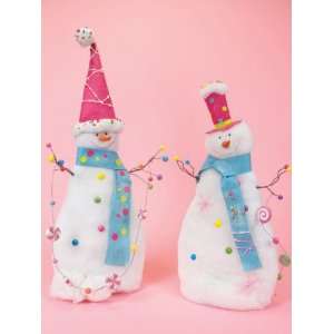   Candy Fantasy Whimsical Snowmen Christmas Table Top Decoration 34