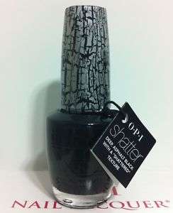 OPI by KATY PERRY Crackle Nail Polish BLACK SHATTER  