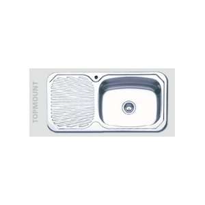  Oliveri 222 1 Topmount Kitchen Sink with Drainboard