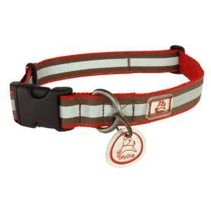  Olly Dog Nightlife II Reflective Collar Red/Brown   LG 