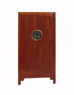 Nice Tall Natural Solid Wood Simple Line Cabinet w460  