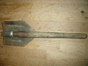 VINTAGE MILITARY SHOVEL CHAMPION MADE IN FRANCE RARE SCARCE ARMY 