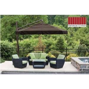  Octagonal Cantilever 11 Foot Ft Umbrella With Valance And 