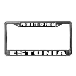 Estonia Country License Plate Frame by   Sports 