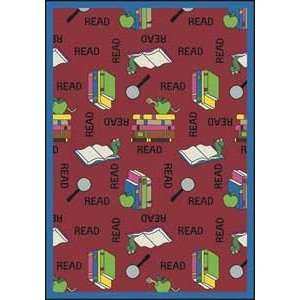  Joy Carpets 1419 G Bookworm Carpet (10 9 x 13 2)