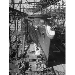  Prior to Launching Oceanliner America, Newport News 