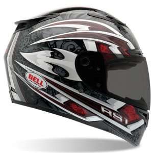  Bell RS 1 Street Full Face Motorcycle Helmet Cataclysm Red 