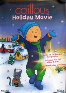 CAILLOU   HOLIDAY MOVIE Ad POSTER  