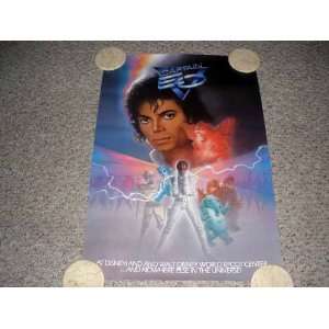   Michael Jackson Vintage Disneyland Captain EO Poster 