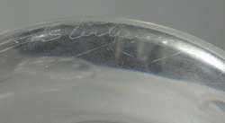 Signed Steuben 9.5 Art Glass Crystal Center Vase c. 1940s  