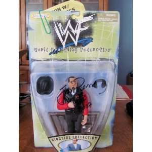 AUTOGRAPHED AUTO SIGNED WWE CLASSIC RINGSIDE COLLECTOR SERIES JR JIM 
