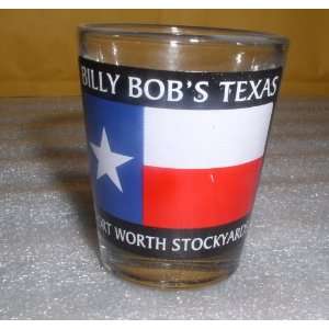    BILLY BOBS FORT WORTH TX STOCKYARD SHOTGLASS