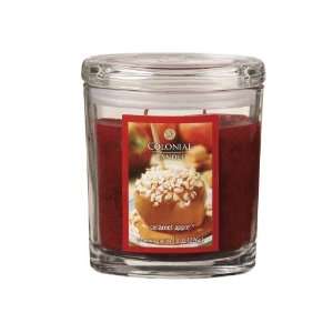 Caramel Apple Scented Jar Candles 8oz (Set of 4) by Colonial Candle