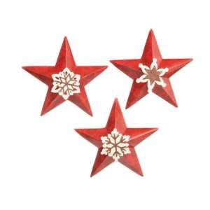  Star Wall Art Cardboard (Set of 3) Assorted by Midwest CBK 