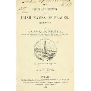   History Of Irish Names Of Places P. W. Patrick Weston Joyce Books