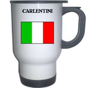  Italy (Italia)   CARLENTINI White Stainless Steel Mug 