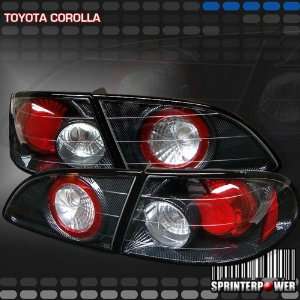  Toyota Corolla Tail Lights Carbon Fiber Altezza Taillights 1998 