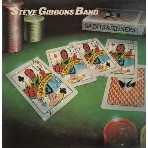   SAINTS AND SINNERS LP (VINYL) UK RCA 1981 STEVE GIBBONS BAND Music