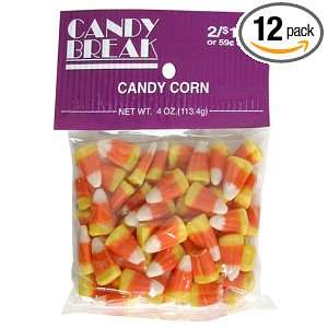 Candy Break Candy Corn, 12 Count Box of Grocery & Gourmet Food