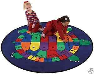 rdTurtleTime educational rug school daycare kids play  