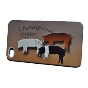  iPhone 4/4S Show Pigs Cell Phone Cover Electronics