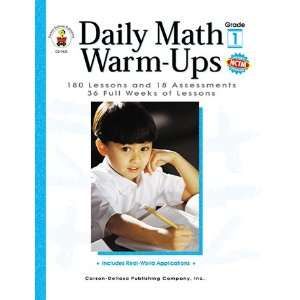  4 Pack CARSON DELLOSA DAILY MATH WARM UPS GR 1 Everything 