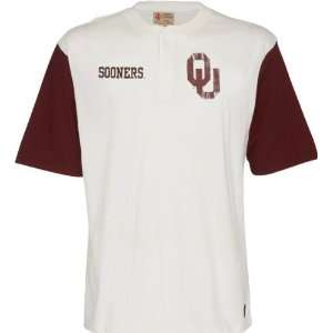  Oklahoma Sooners Old School Short Sleeve Baseball T Shirt 