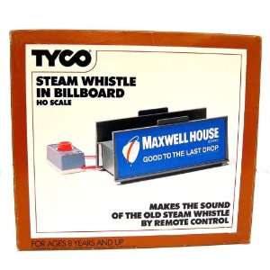  TYCO Steam Whistle Billboard HO Scale Maxwell House Coffee 