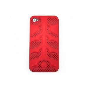  Armor Shell Back Case for Apple iPhone 4 4G   Red Cell 