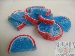 Fruit Slices Blue Raspberry flavor jelly candy  