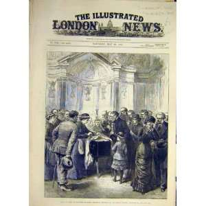  1882 Cavendish Funeral In State Chatsworth Chapel