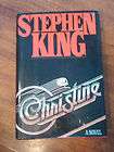 Stephen King Christine 1st edition 3rd printing In DJ