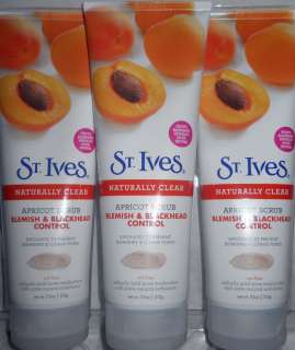 St.Ives Naturally Clear Apricot Scrub 7.5oz ea (you will receive 6 