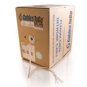  Cables To Go, 500 CAT5e Plenum Cable WHT (Catalog Category Cables 