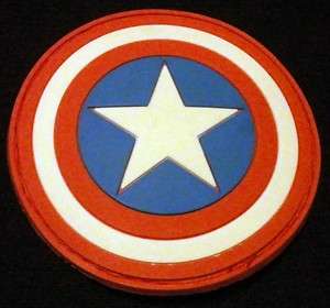 Captain America Velcro Patch Tactical TEAM USA GITD rubber PVC glow 