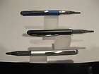 SET OF 3 LEEDS TELESCOPIC EXPANDABLE PENS+VELVET POUCHES  GREAT DEAL 