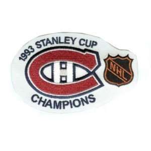   Canadiens 1993 NHL Stanley Cup Champions Patch