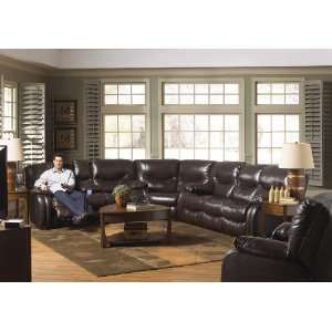  Catnapper Arlington Sectional with Swivel Glider Recliner 