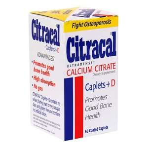  Citracal Ultradense Calcium Citrate, Coated Caplets + D 