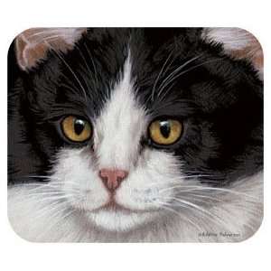  Fiddlers Elbow Black & White Cat Mouse Pad Arts, Crafts 