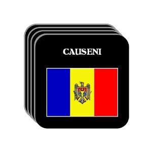  Moldova   CAUSENI Set of 4 Mini Mousepad Coasters 